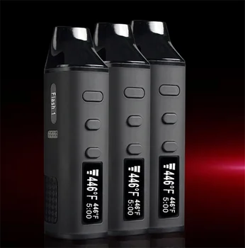 
High quality Adjustable voltage and temperature ceramic heating chamber cbd box mod original authentic flash dry herb 