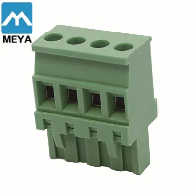 4 pin 3.81mm pitch pin pluggable terminal block connector