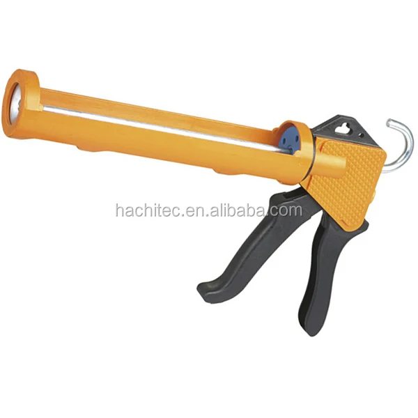 construction quality caulking gun environmental plastic material silicone caulking gun with spout cutter