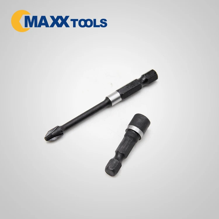 33pcs S2 impact screwdriver bits and socket sets in transparent plastic box