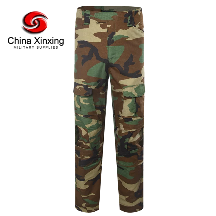 Tactical Uniform XINXING GUANGZHOU TU02  Security Guard Uniforms Tactical Woodland Camouflage Uniform