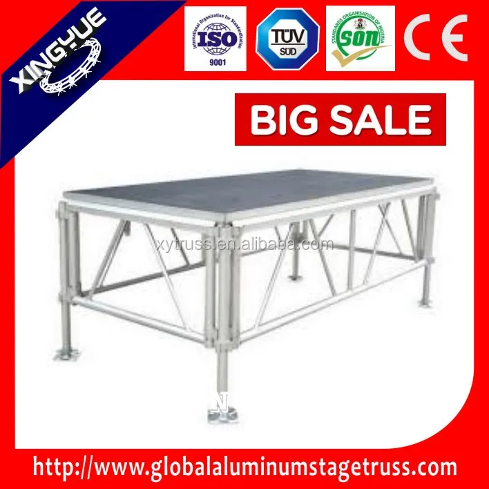 2016 горячие продажи прочный алюминиевый портативный концертной эстраде