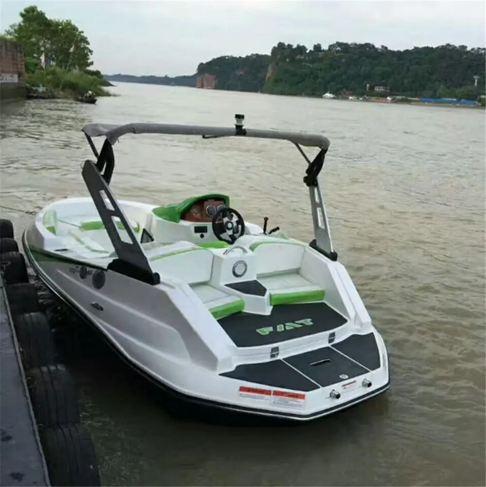 16ft 5 Seats Bowrider Fiberglass Speed Motor Boat for sale