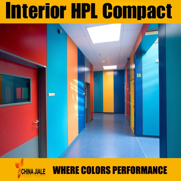 3mm 4mm 5mm 6mm 8mm waterproof compact laminate HPL wall cladding