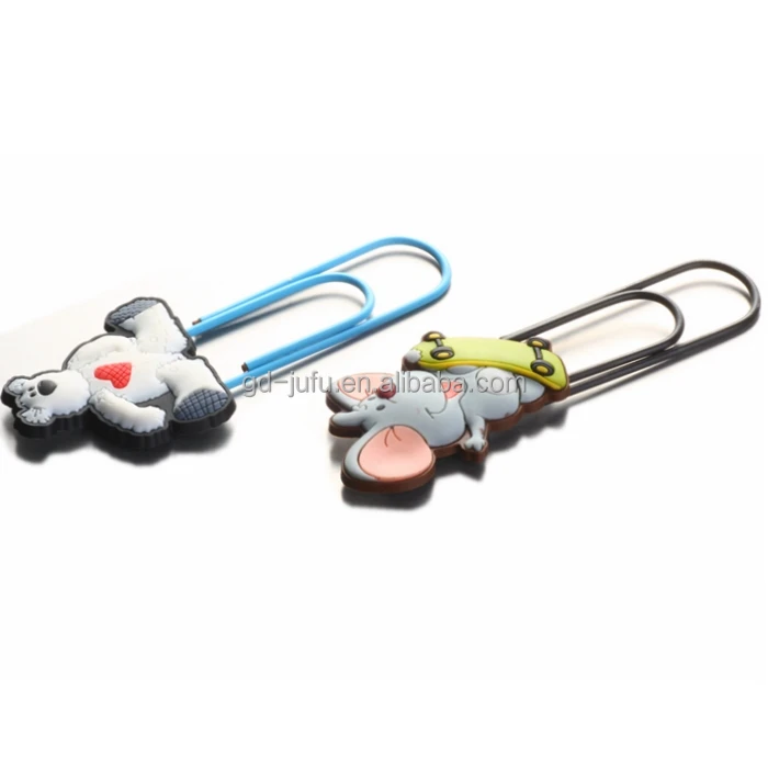 Custom Promotion Gift Use Souvenir Cartoon soft pvc bookmark