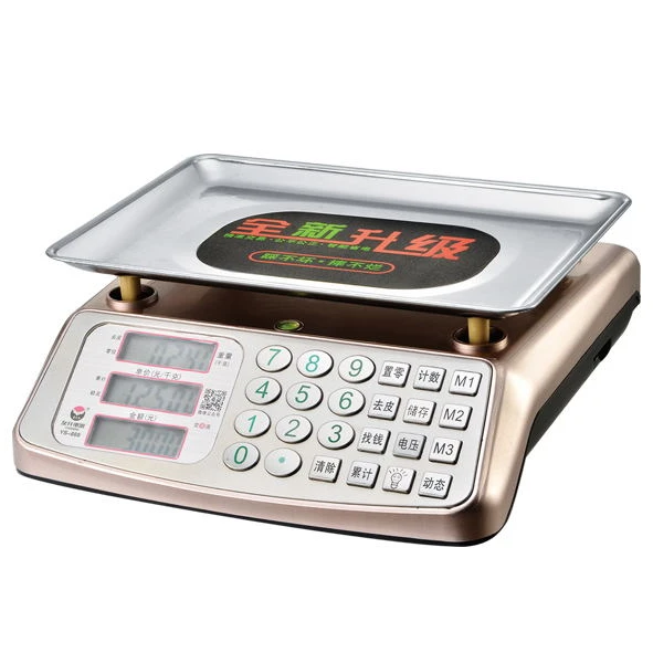 470g Heavier Duty Battery Stainless Steel Panel And Keypad Electronic Price Scale,Super Strong 580g Plate,Double Colors Display