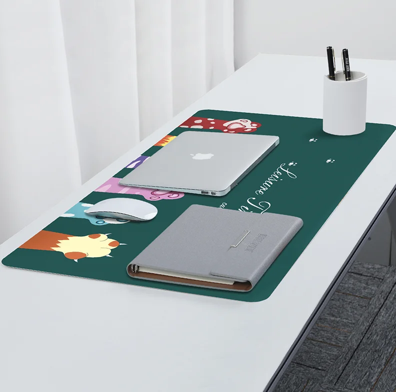 BUBM Custom Logo Printed PU Leather Mouse pad