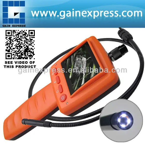 C05VID- 099_1M_10mm 10mm диаметр камеры голову 1m кабели snakescope 2.4 жк-портативный видеоконтроль бороскоп эндоскопа