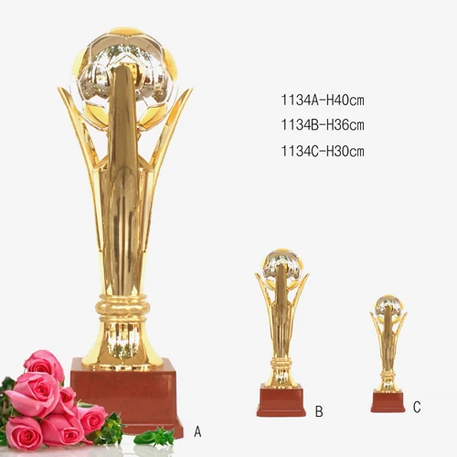 Factory direct trophy cup best selling medal soccer trophy cup award