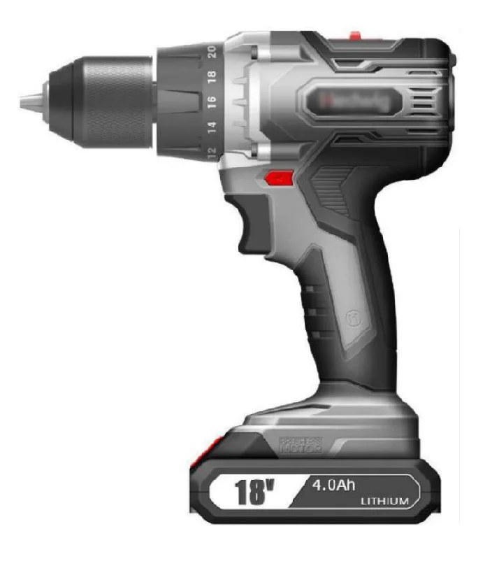 20V 18V battery brushless impact drill 13mm