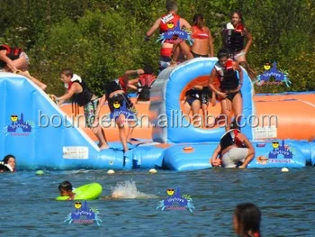 Lilytoys The Biggest Inflatable Floating Water Park, Aquatic Sport Platform For Adult