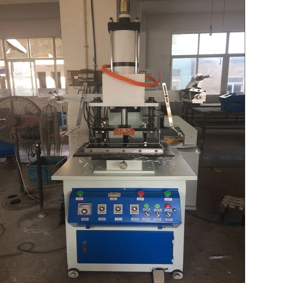 Pneumatic Large Size Area Hot Foil Stamping Machine for Leather Gift Box Gift Bag Plane Product Foil Printing Machine