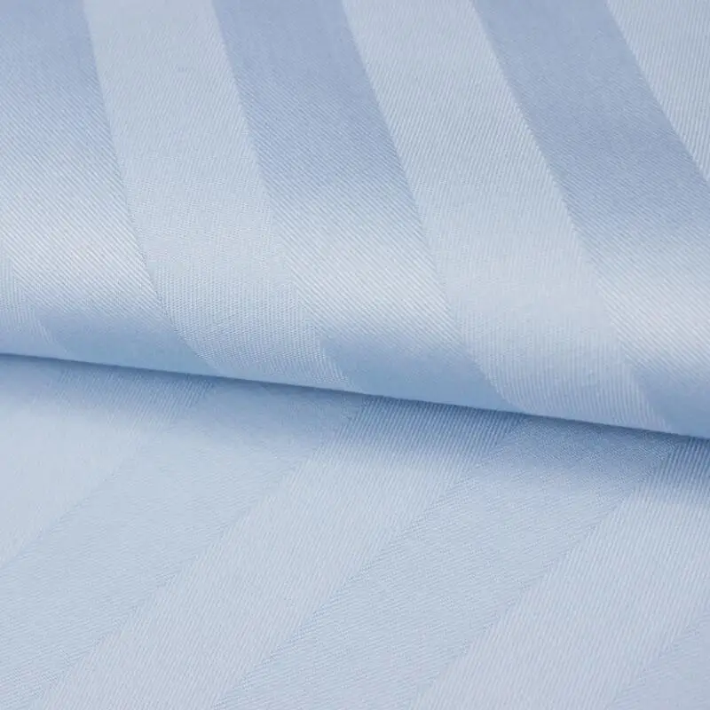 
Stripe satin fabric for bed sheets 
