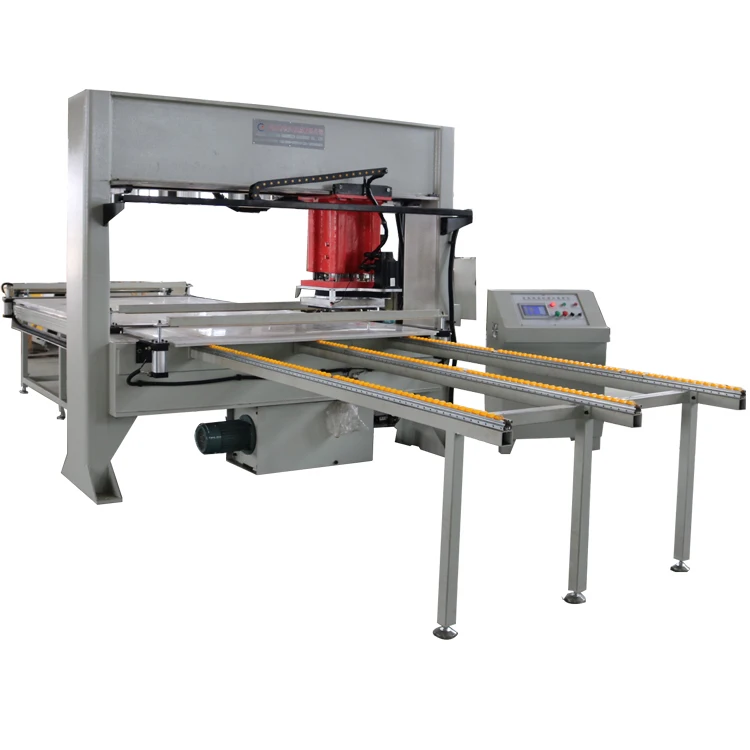 Hydraulic travel head shoe making cutting press machine