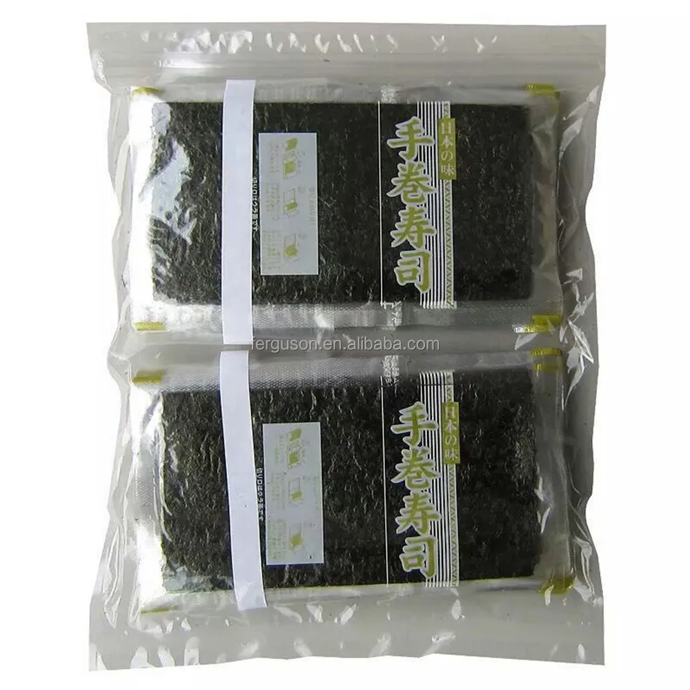 double wings temaki sushi roll plastic wrap film with half size