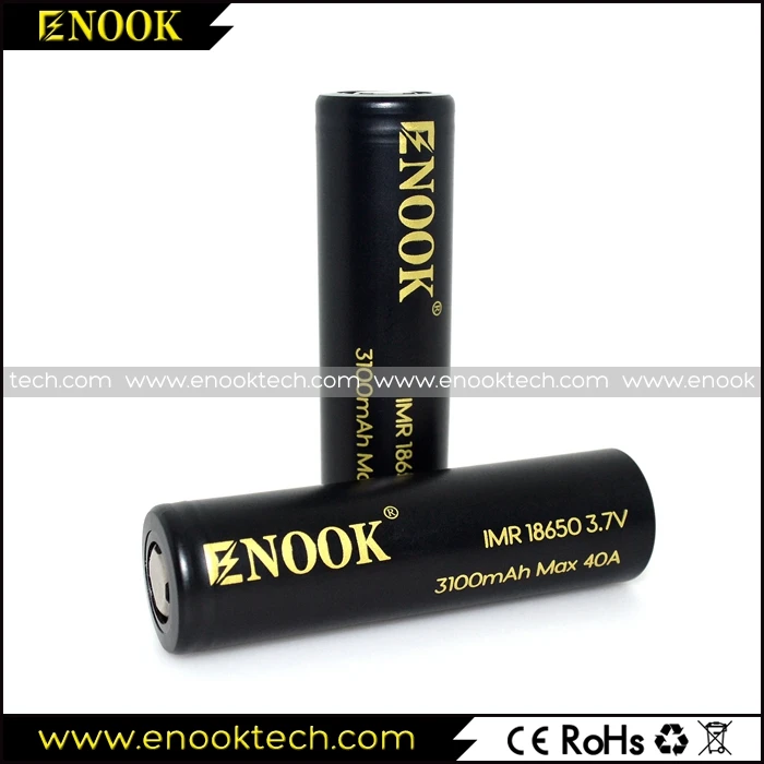ENOOK 18650 3100mAh 40A rechargeable li-ion polymer battery