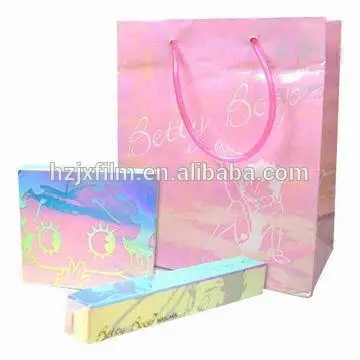 pet film rolls/ pet rainbow film iridescent film magical film/rainbow pet film