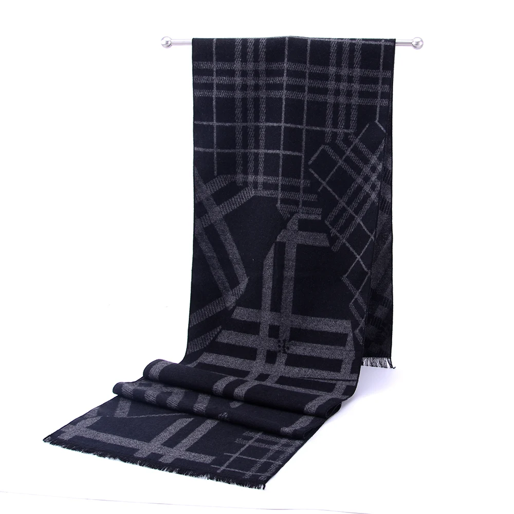 100% viscose fashion viscose wool scarf men dubai scarf scarves for men