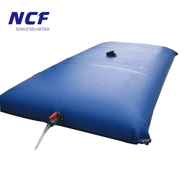 6000L reservoir PVC Tarpaulin inflatable foldable Flexible Water Storage Bladders Pillow Tank