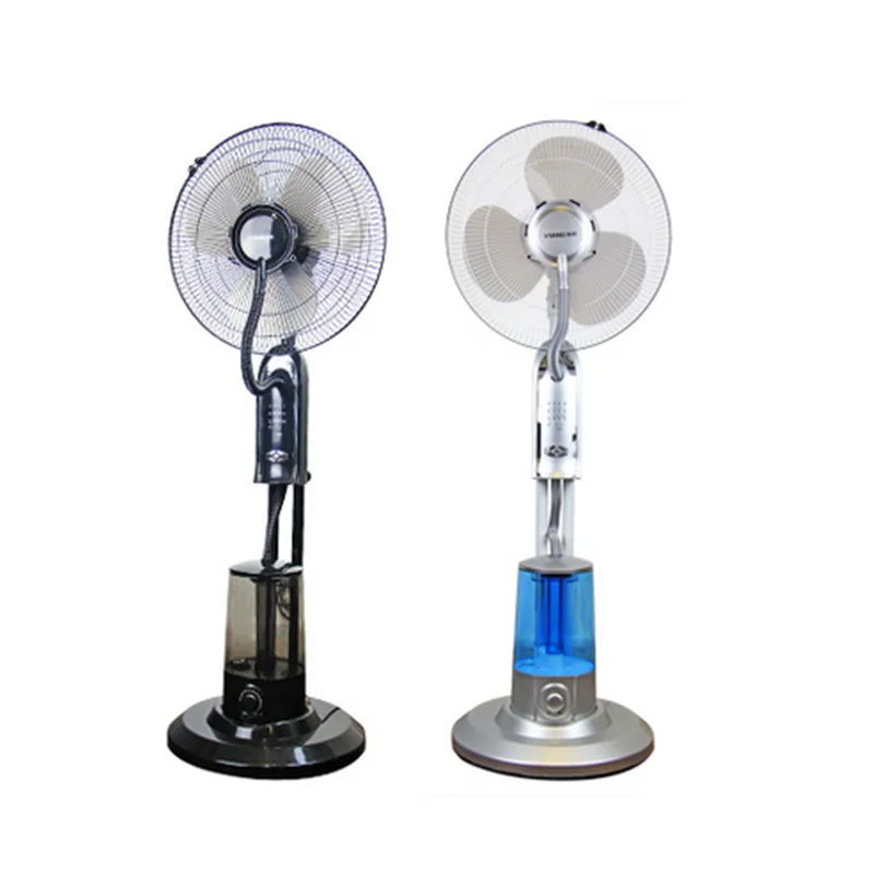 2024 Wholesales 16 Inch Electric Water Spray Cooling Big Exhaust Copper Motor Stand Fan Electric Fan with Water
