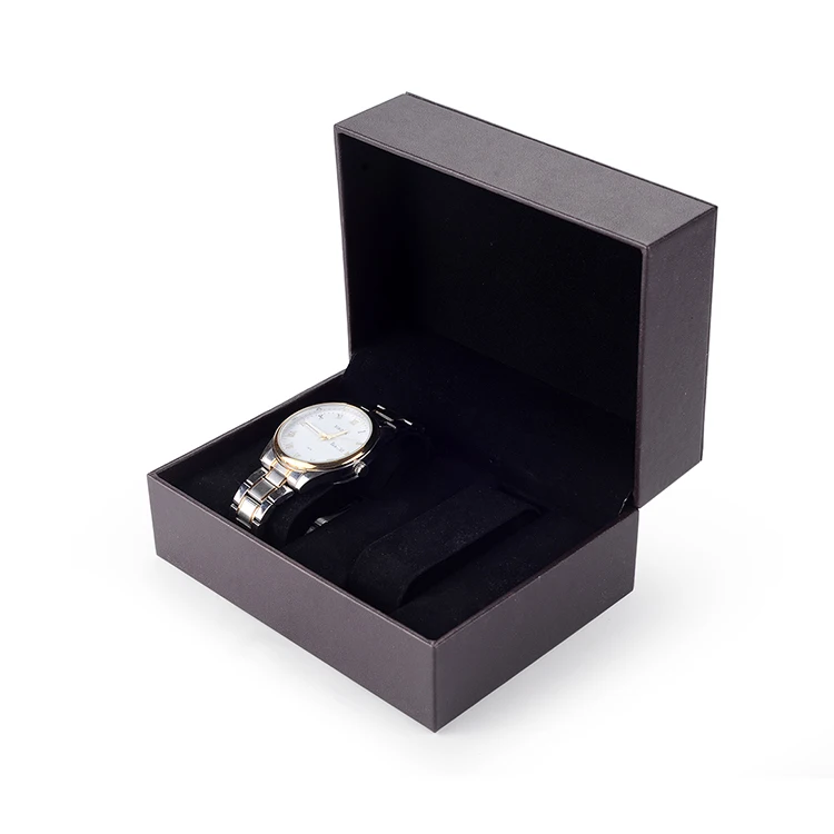 145*105*75 полиуретановая коробка для часов с 2 слотами кожаная коробка для часов Роскошные упаковочные коробки для часов