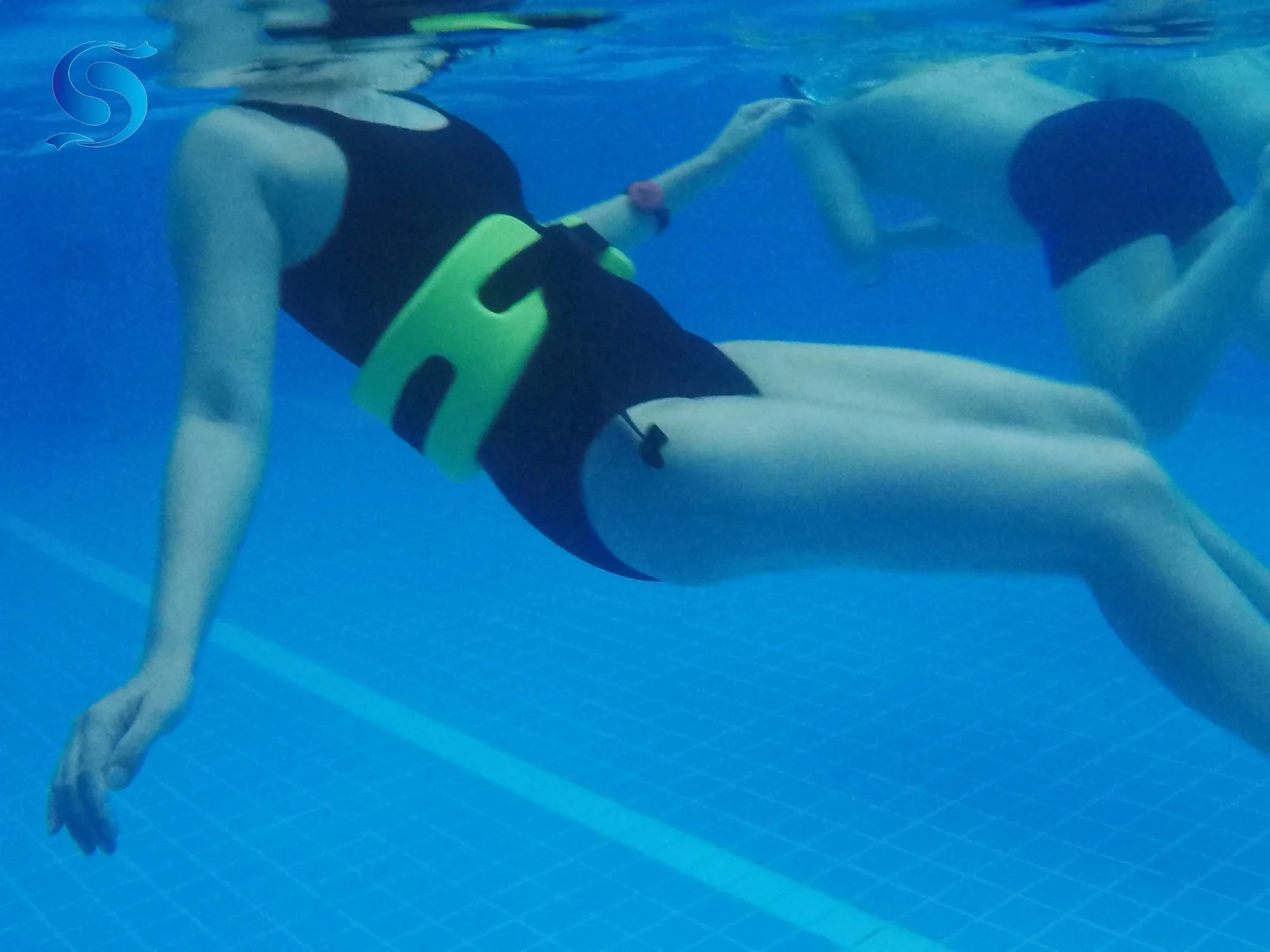 Vinyl Coated Swimming Buoyancy Aid Water Jogger Waist Support Flotation Belt