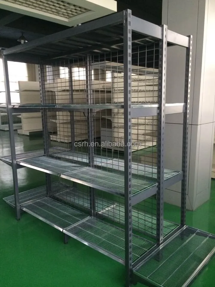 Double Sides Wire Mesh Back Panel australia supermarket shelf