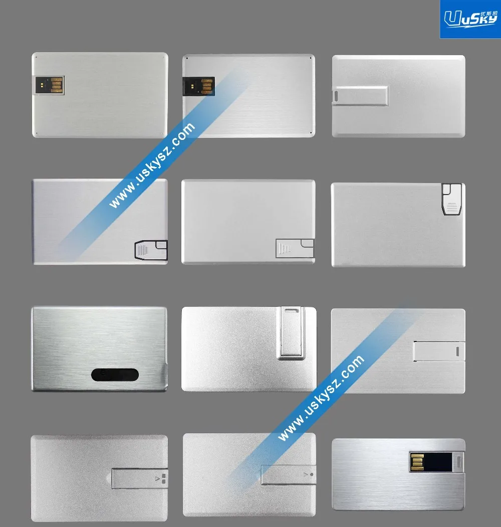 Рекламные memory stick собственный логотип usb кредитной карты shell