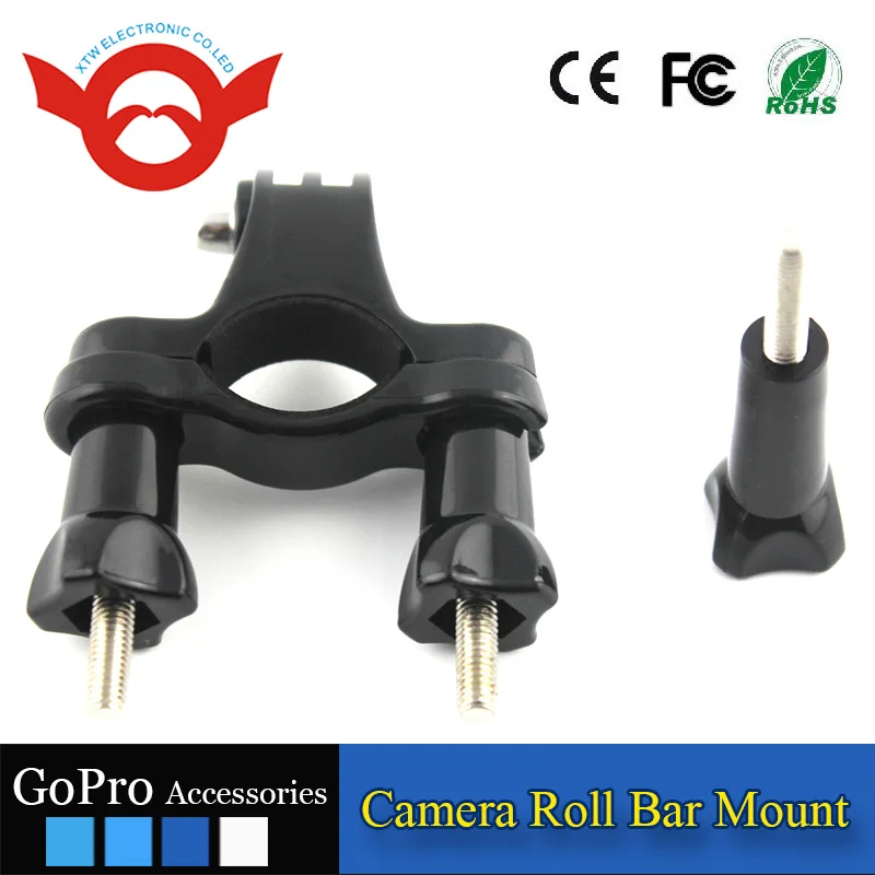 Xtw 2015 последним велосипед руль сиденье сообщение для установки на столб для Go pro Hero3 + 3 2 1 gopros аксессуары