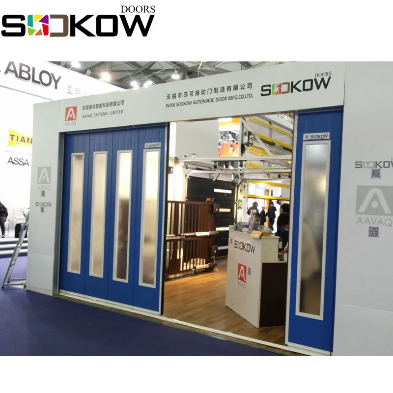 sandwich panel automatic side sliding sectional garage door