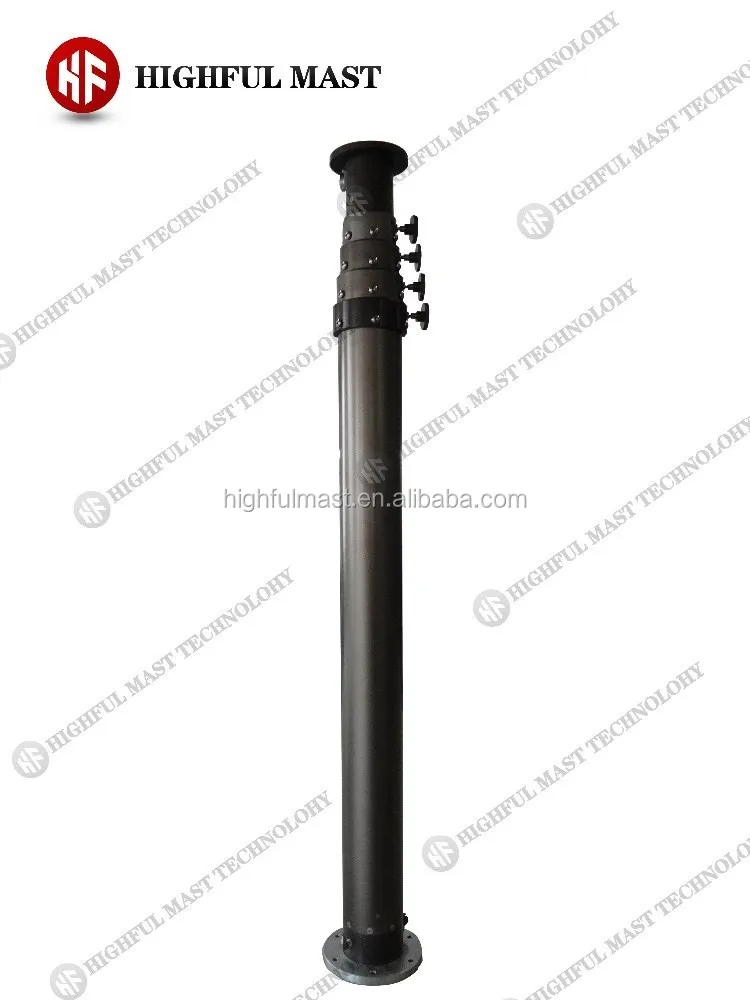 
2-10m portable pneumatic telescopic mast pole with tripod for antenna using 
