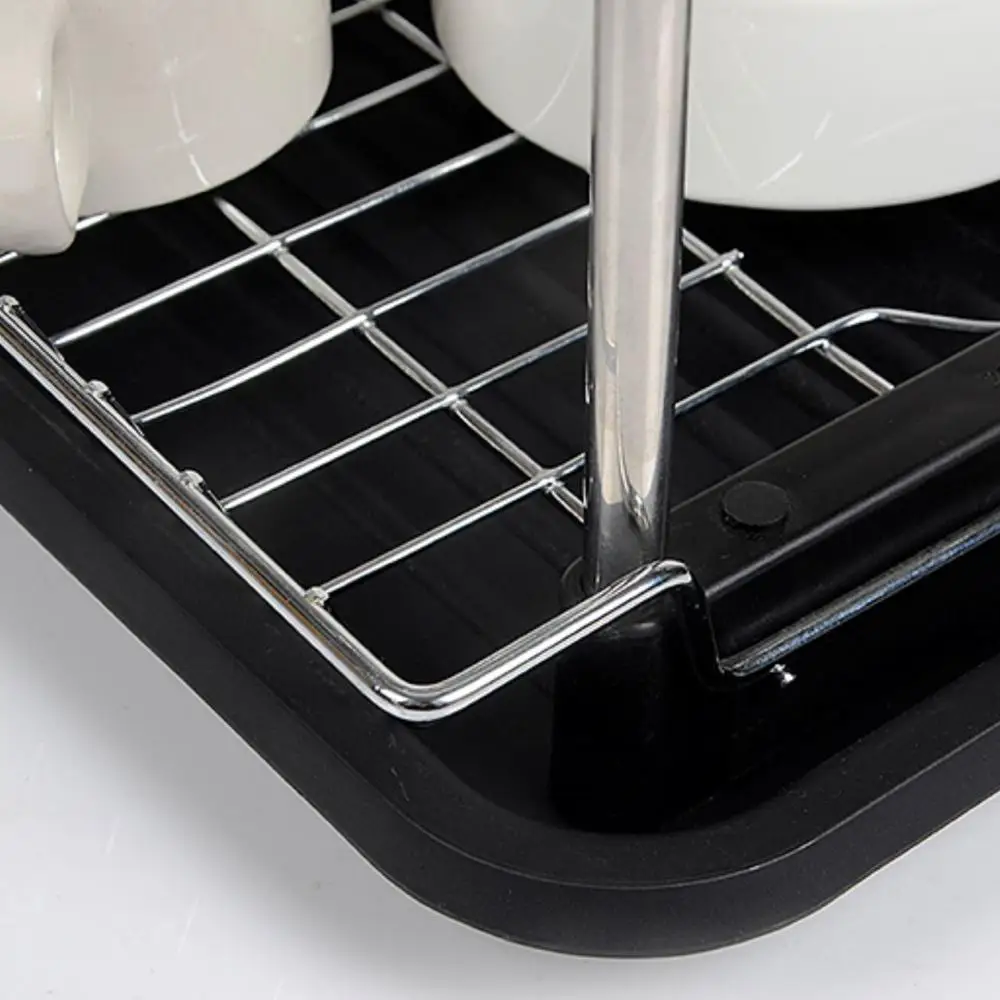 
Amazon simple dish rack storage rack and shelf type and cutlery use metal kitchen dish drying rack 