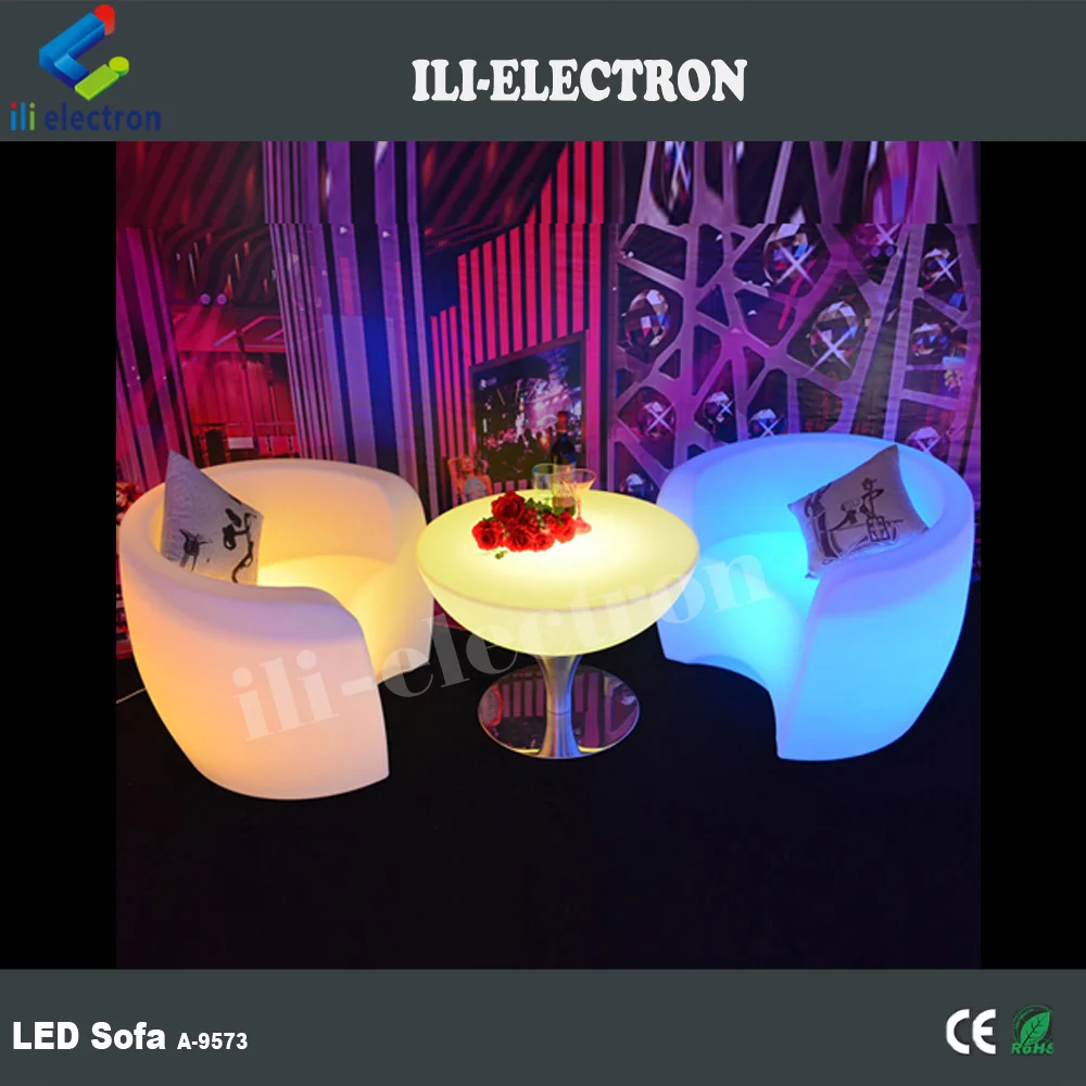 luminous LED bar furniture led coffee chairs
