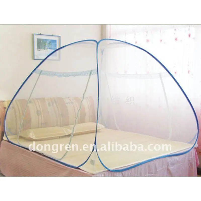 Foldable Automatic Installation Yurt Mosquito Nets  Insect Pop Up Tent Curtains for Beds Bedroom Decor