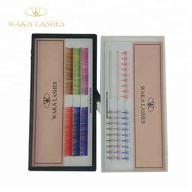 Factory Custom Korea Premium PBT Fiber Natural Color Lashes Silk Eyelash Extensions