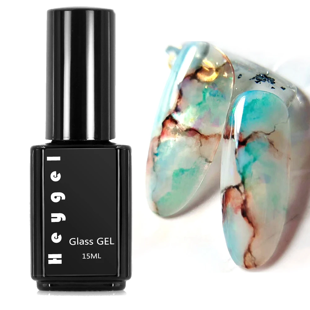 OEM Soak Off UV/LED Stained Glass Gel nail polish for nail design