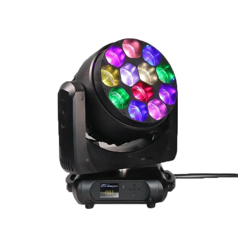 Светодиодные диско-лампы по заводской цене, 12x40 Вт, 4 в 1, движущаяся головка, масштабируемый свет для сцены