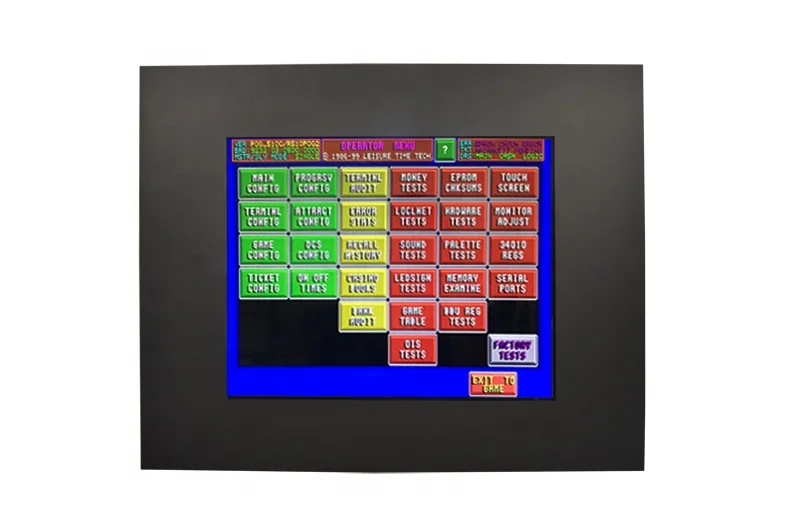 19 inch (4:3) POG  WMS Touch Monitors 3M Controller Screen Open Frame LCD Game Monitors