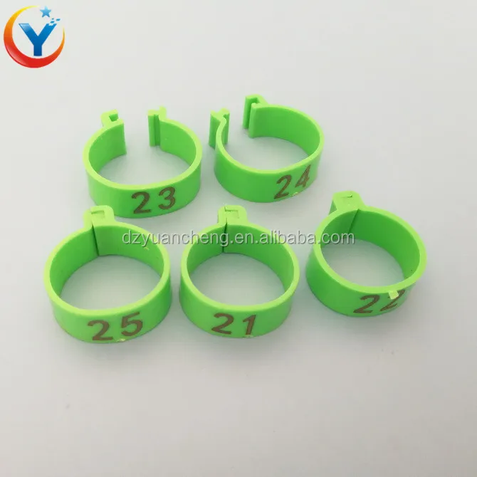 very cheap price chicken leg rings chicken foot ring stickers