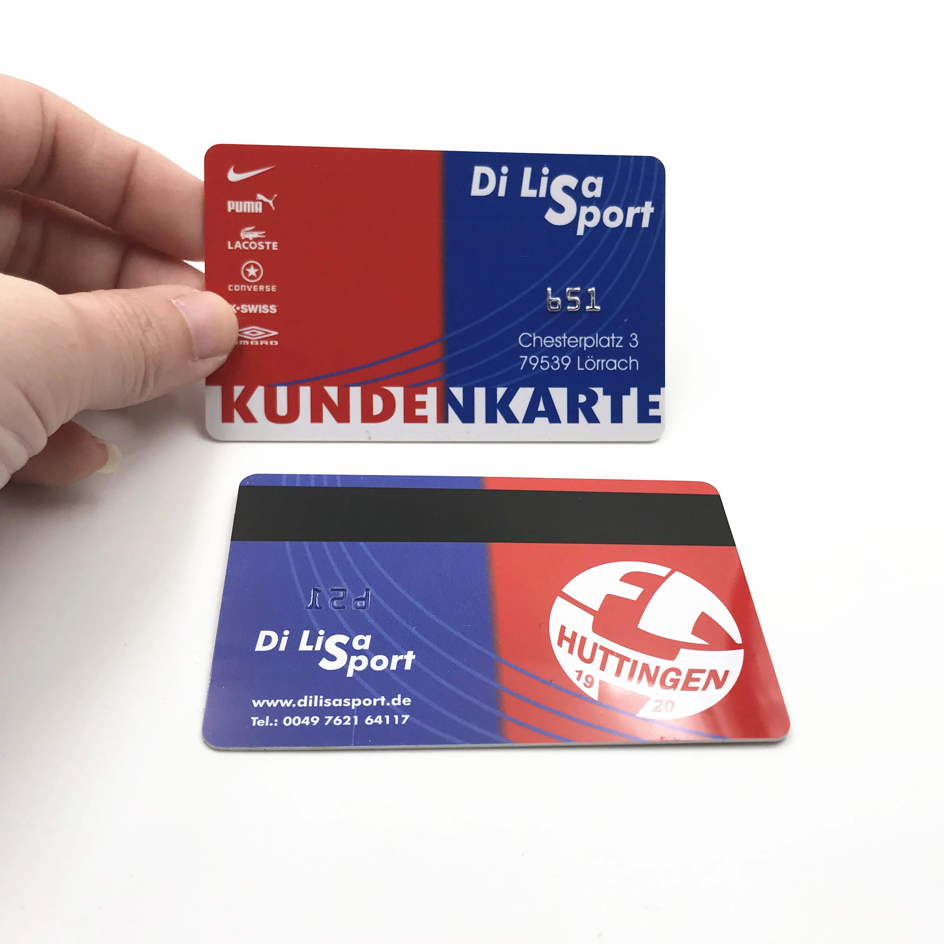 Barcode PVC ID Blank White Plastic Card with Chip