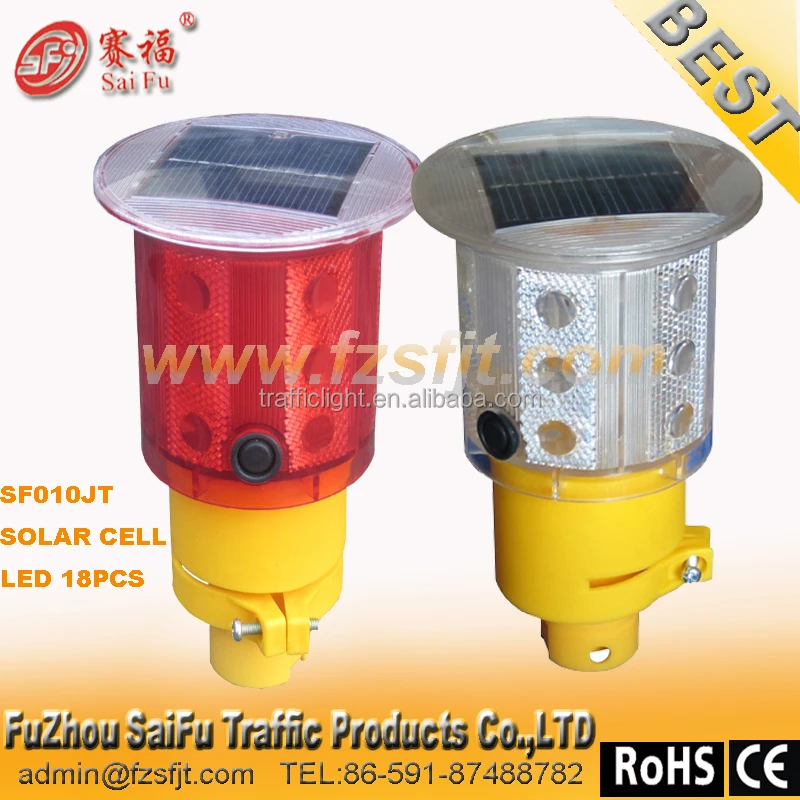 solar led traffic flare light for cone /road safety/barrier/garden/port