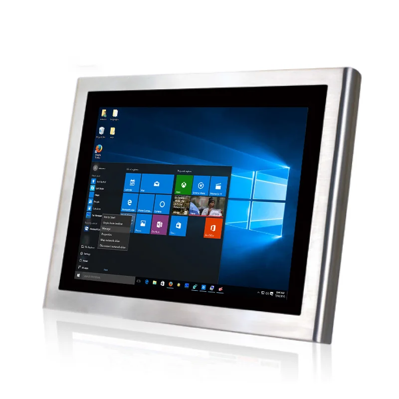 Высокое качество 304 нержавеющая сталь 15 дюймов водонепроницаемая промышленная панель ПК ip67 core i7 мин все-в-одном ПК