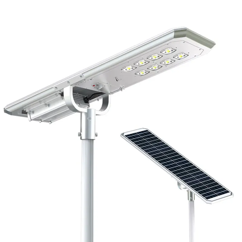 High-quality solar street light all in one 60w outdoor solar rechargeable led lamp