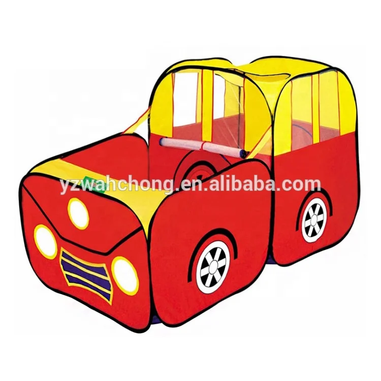 Big Yellow School Bus Pop Up Kids Playing Bus Tent