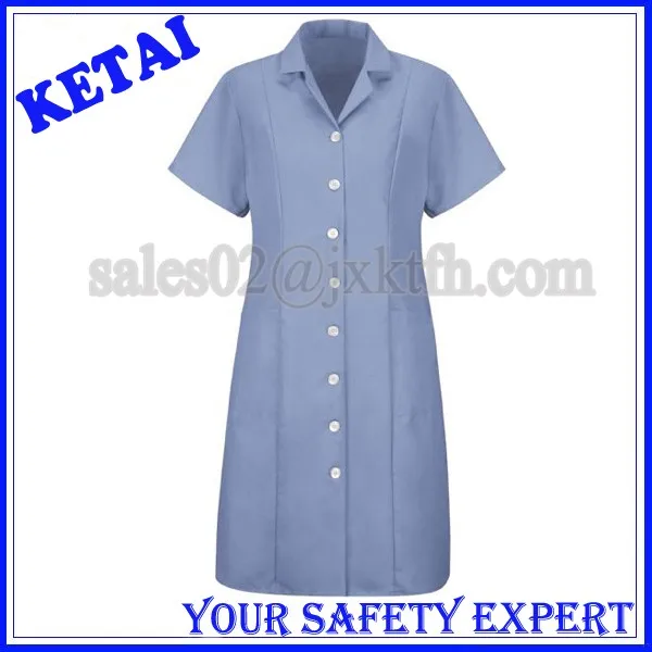 Brazilian Stype Housekeeping Staff Dress Uniform Women Tunic Tops