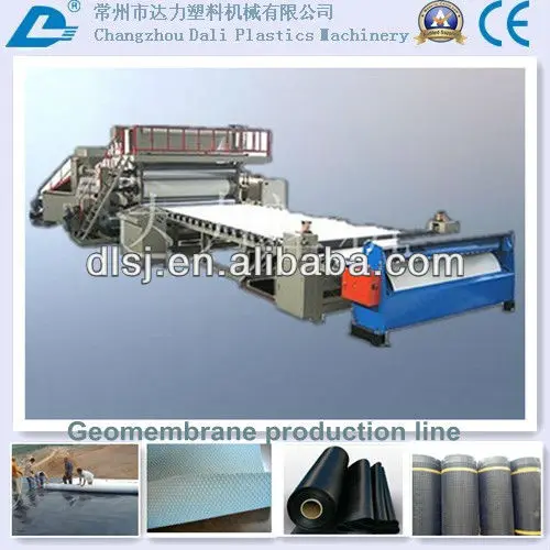 HDPE geomembrane sheet pond liner making machine for landfill