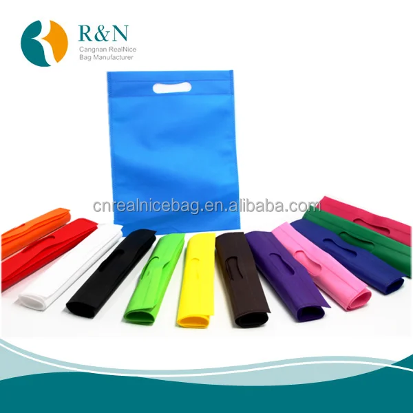 
direct factory price promotional Non woven fabric eco punching bag with custom printing 