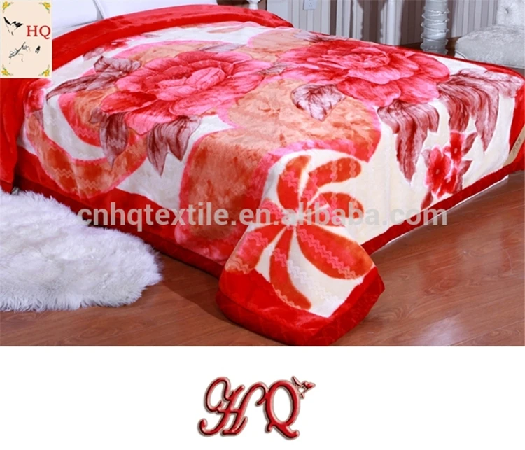 
polyester ac blanket cotton fabric flannel fur blanket 