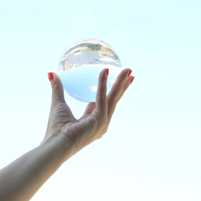 
plexiglass crystal ball spheres, transparent plastic sphere, 76mm and 100mm Ultra Clear Acrylic Ball 