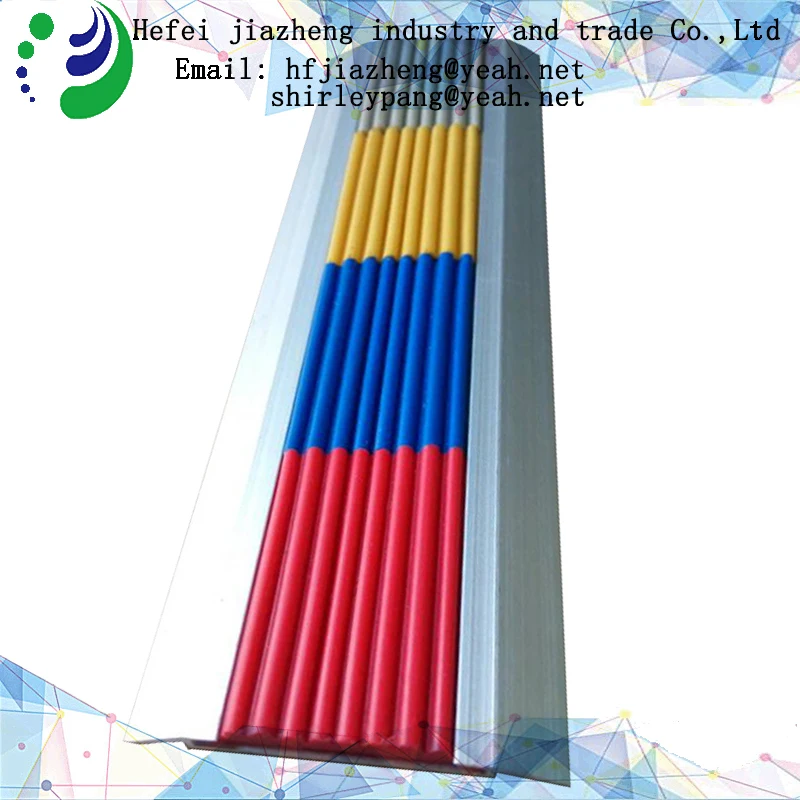 China supplier Factory Sale soundproofing Anti-slip strip Laminate Floor aluminium stair nosing